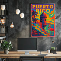 Vibrant Puerto Rico Poster