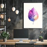 Mid-Century Modern Aesthetic Art Poster