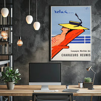 Relax With Chargeurs Réunis Poster