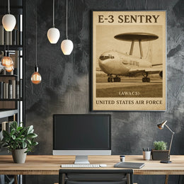 E-3 Sentry United States Air Force Poster