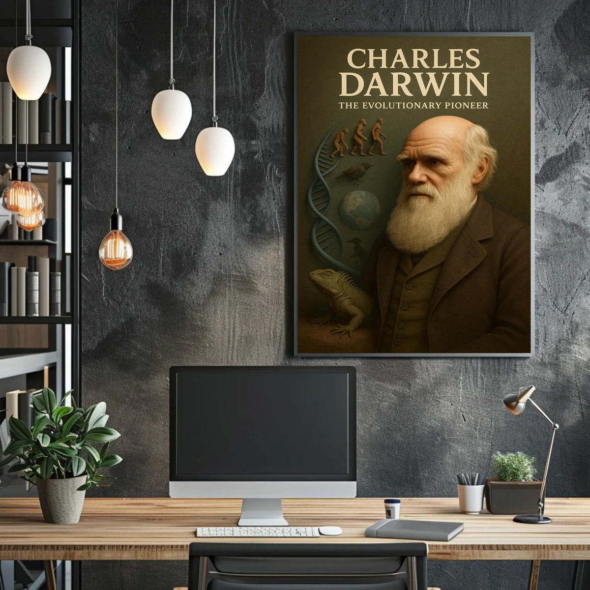 Charles Darwin The Evolutionary Poster