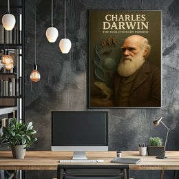 Charles Darwin The Evolutionary Poster