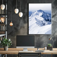 Majestic Winter Peaks Poster