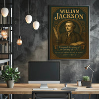 William Jackson Esteemed Secretary of the Society of Arts Poster PosterGoat