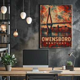 Owensboro Kentucky Scenic Wanderlust Poster