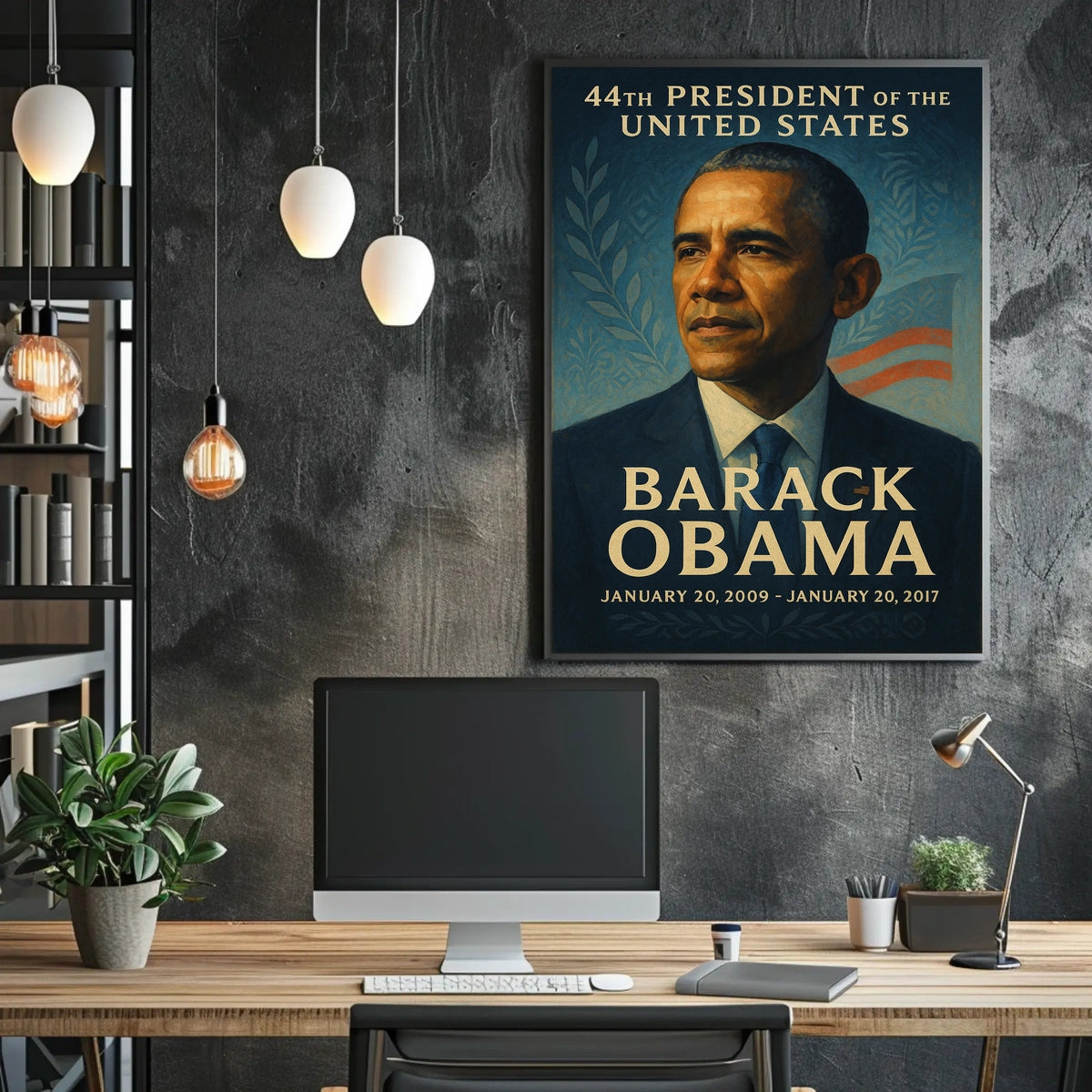 Barack Obama 44th President Legacy Historical or Presidential Poster