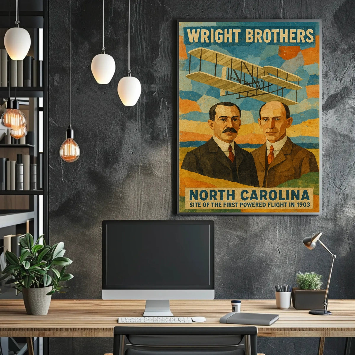 Wright Brothers Pioneers Of Flight Poster