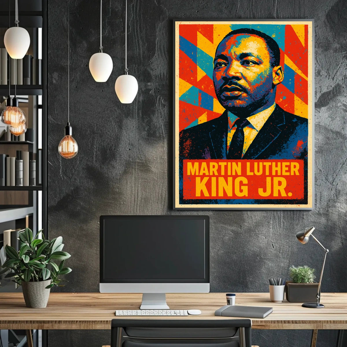 Martin Luther King Jr. Iconic Leader Poster