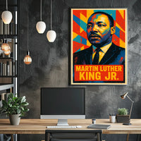Martin Luther King Jr. Iconic Leader Poster