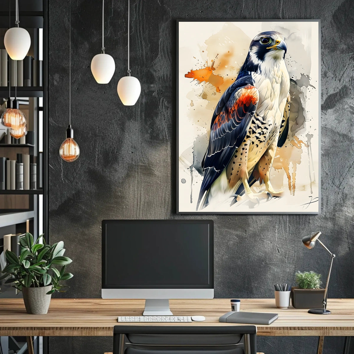 Majestic Falcon Poster