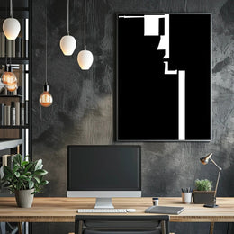 Presidential Silhouette Poster Minimalist Wall Art