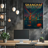 Shanghai Gateway to the East Poster