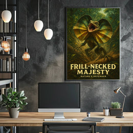 Frill-Necked Majesty Poster