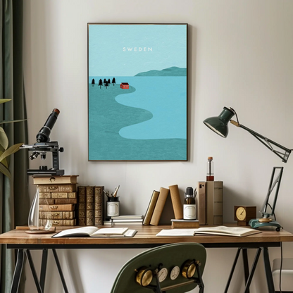 Sweden: Serene Landscape Poster