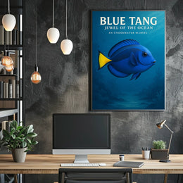 Blue Tang Jewel Of The Ocean Poster
