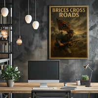 Brices Cross Roads Vintage Travel Scenic Wanderlust Poster