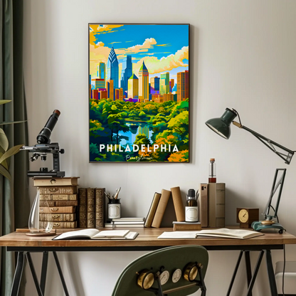 Philadelphia Travel Poster
