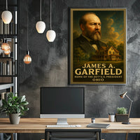 James A. Garfield 20Th President Poster