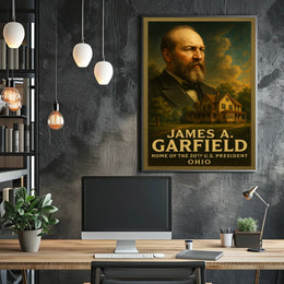 James A. Garfield 20Th President Poster