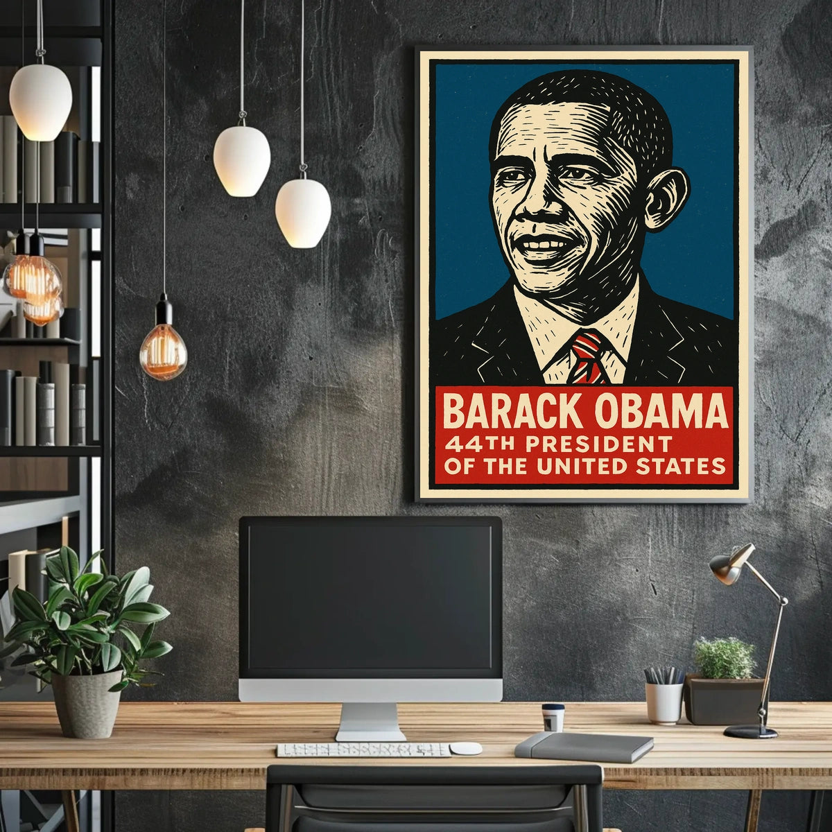 Barack Obama 44th President Poster