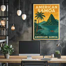 American Samoa Travel Poster