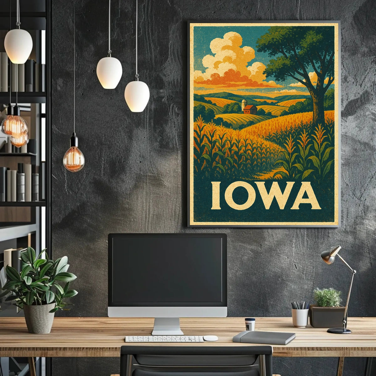 Scenic Iowa Landscape Poster