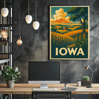 Scenic Iowa Landscape Poster