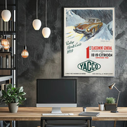 Rallye Monte Carlo 1959 Victory Poster