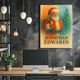 Santa Claus Cozy Christmas Iconic Art Print Cultural or Heritage Poster