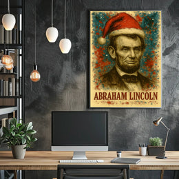 Abraham Lincoln 16th President of the United States Christmas SeriesPoster
