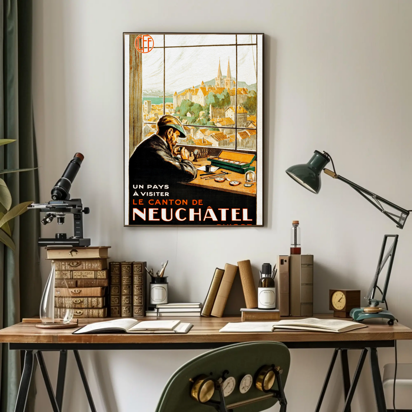 Neuchâtel - A Country to Visit Poster