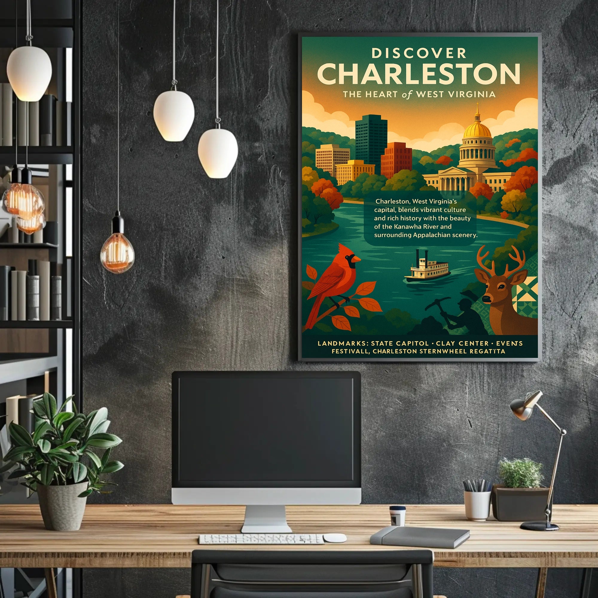 Discover Charleston Poster PosterGoat