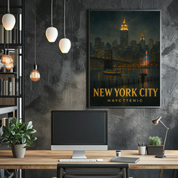 New York City Skyline Poster