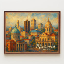 Monrovia, Liberia Poster