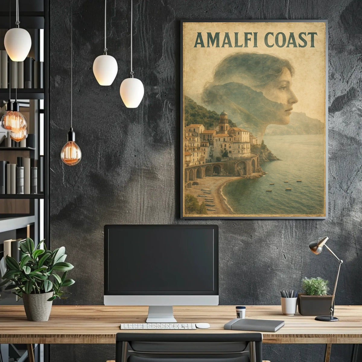 Amalfi Coast Dreamscape Poster