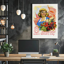 International Women's Day Unity Political or Propaganda Poster