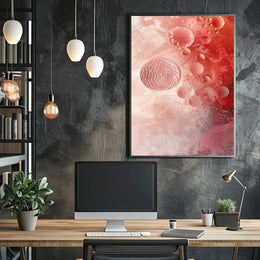 Abstract Cellular Art Poster