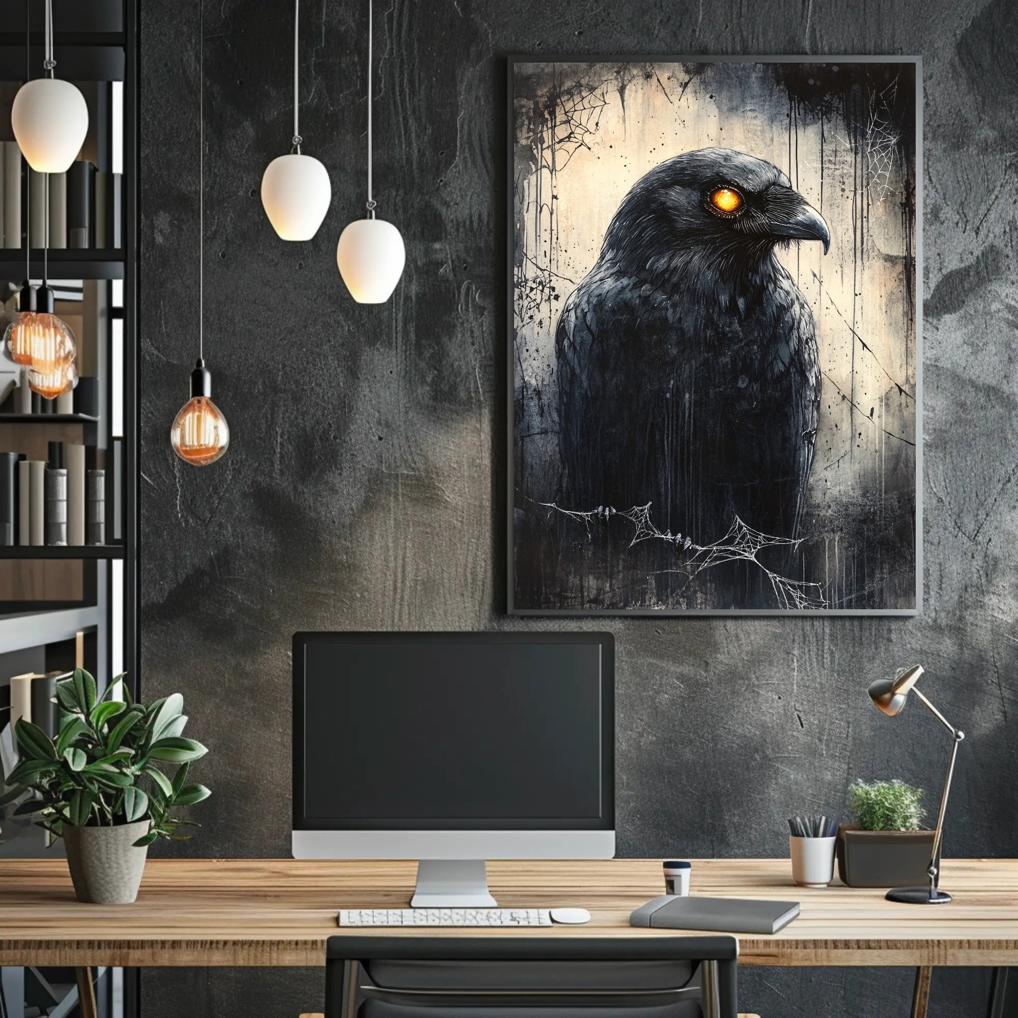 The Enigmatic Raven Poster