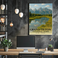 Grand Teton National Park Scenic Poster Print