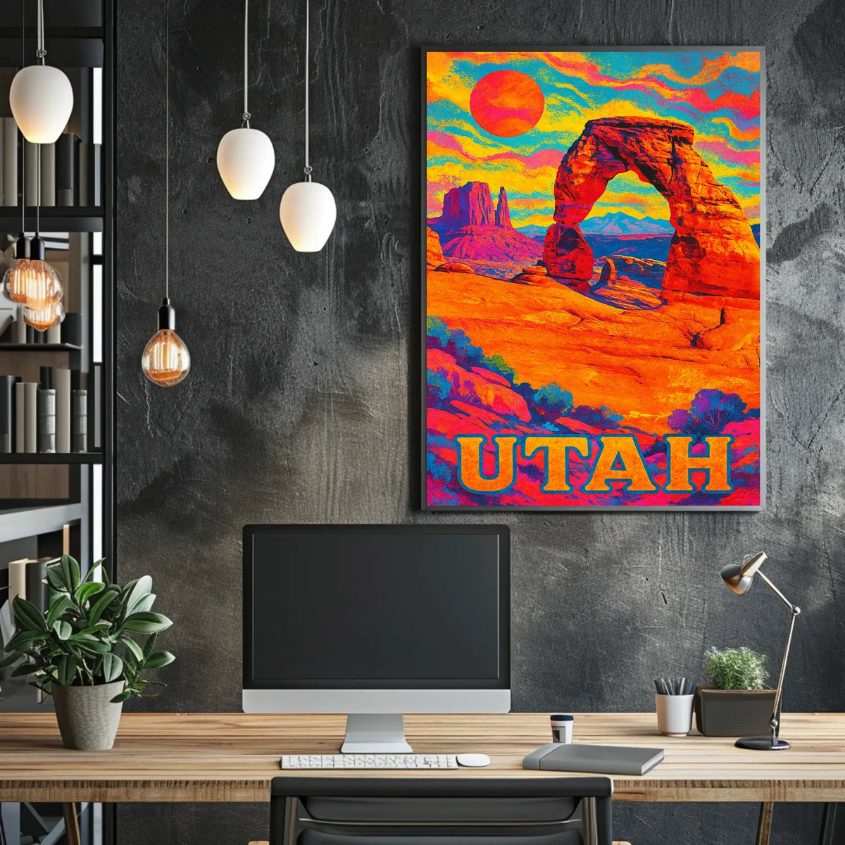 Vibrant Utah Landscape Poster