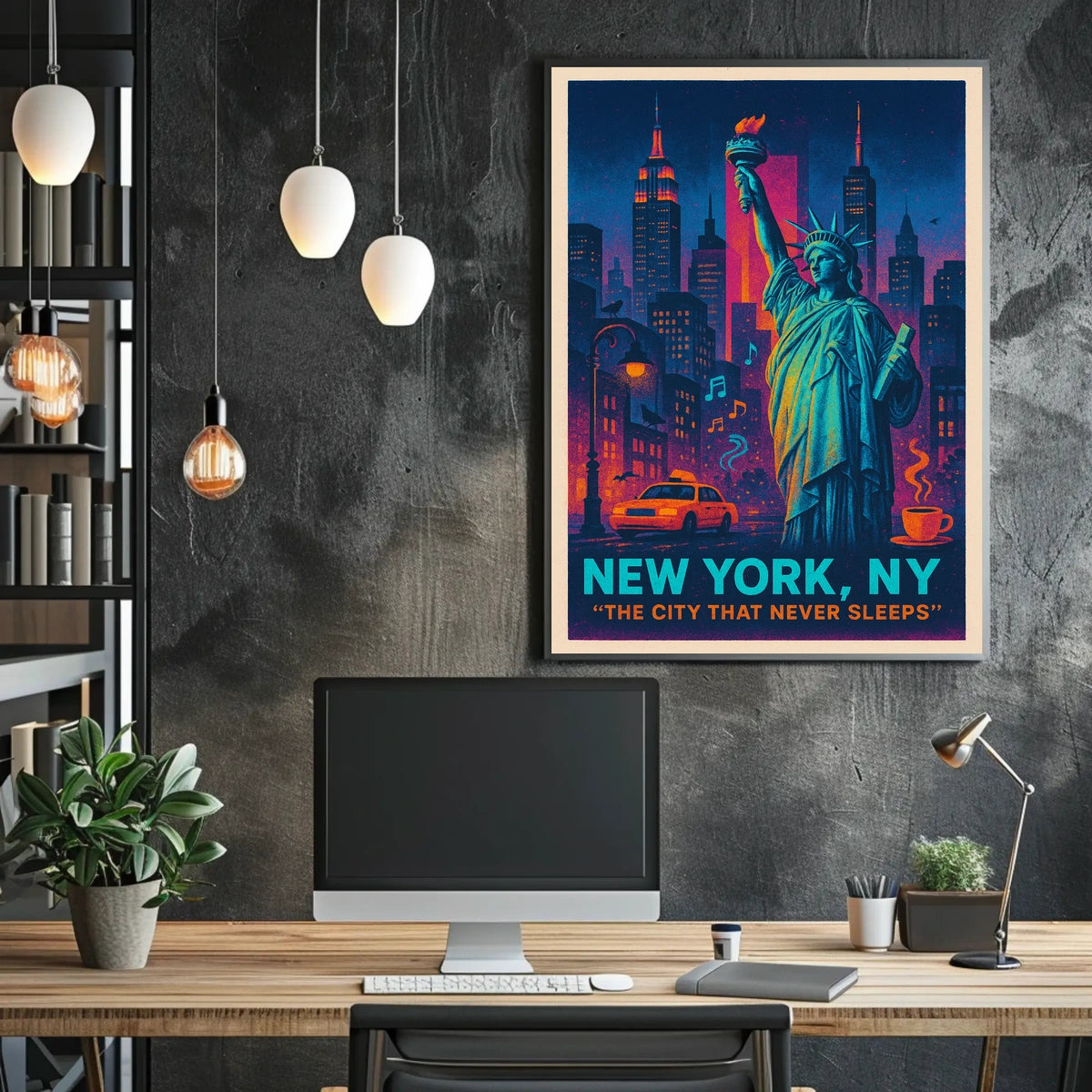 New York City The City That Never Sleeps Poster