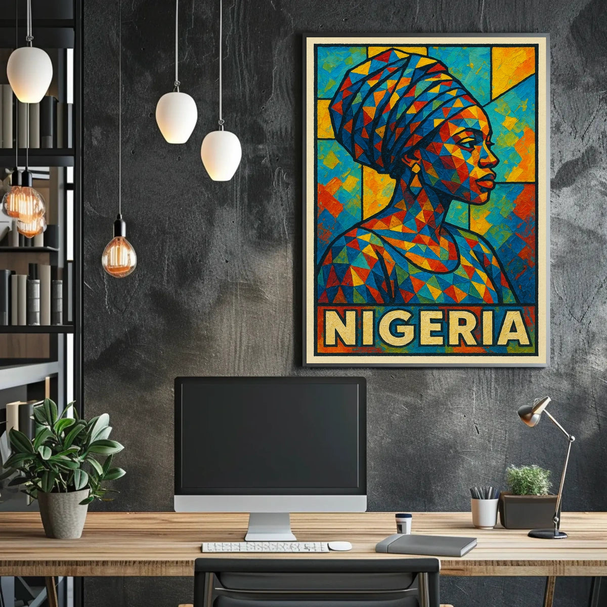 Vibrant Nigeria Poster