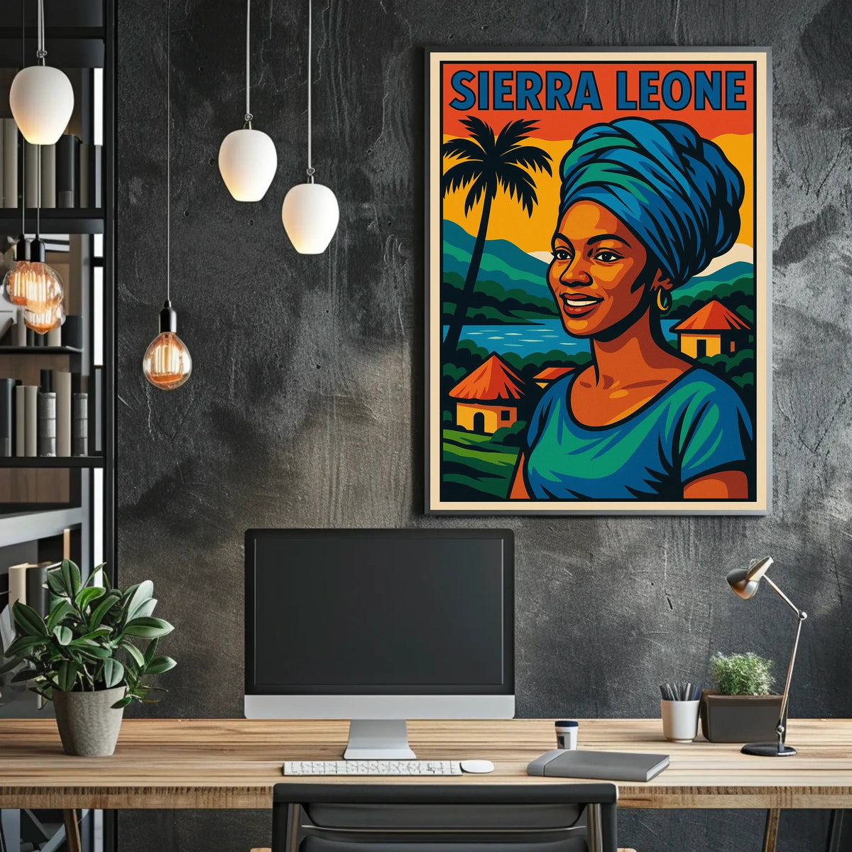 Sierra Leone Vibrant Heritage Poster