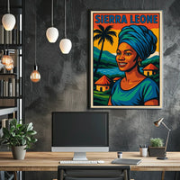 Sierra Leone Vibrant Heritage Poster