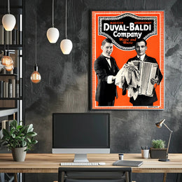 Duval-Baldi Magic and Music Vintage Entertainment Poster