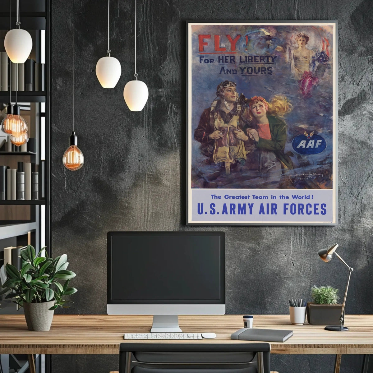 Vibrant Abstract Canvas: Unique Artistic Poster