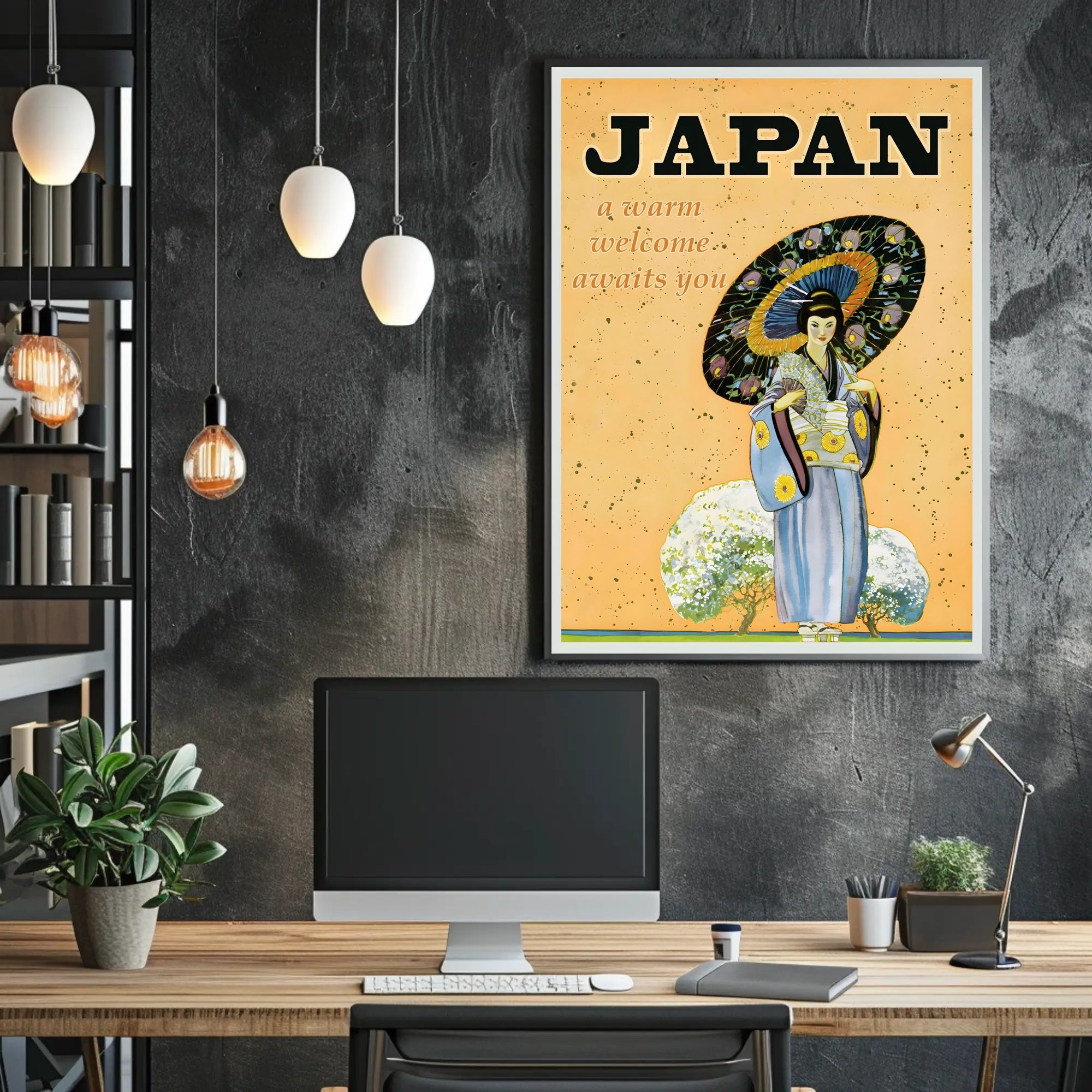 Japan Travel Inspo: Traditional Geisha Vibe Travel Poster