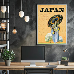 Japan Travel Inspo: Traditional Geisha Vibe Travel Poster