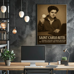 Saint Carlo Autis Poster