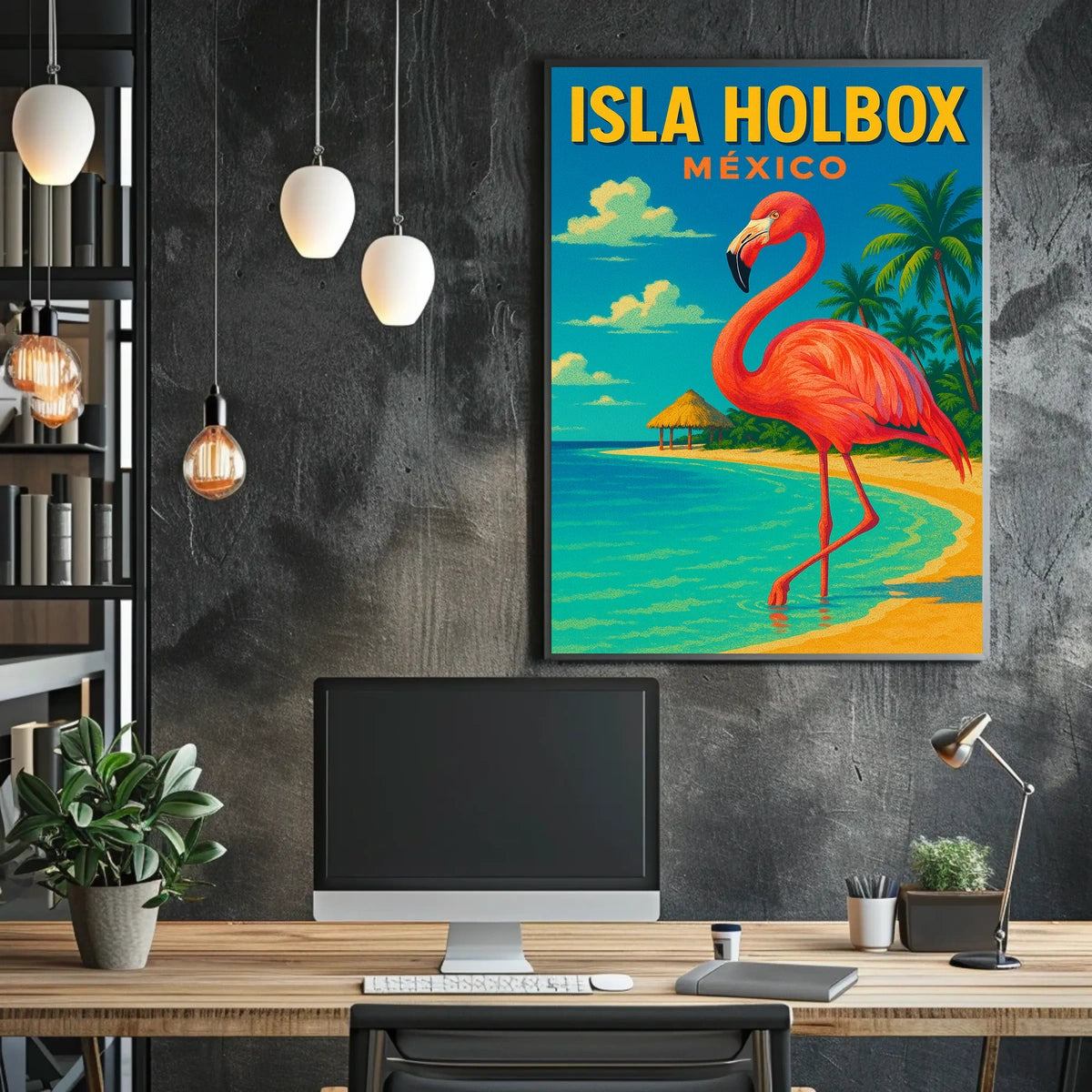 Isla Holbox Tropical Paradise Poster